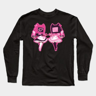 TV head Maid duo! Long Sleeve T-Shirt